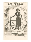 Le Velo  Girl with Wooden Bicycle