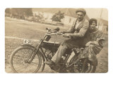 Couple on Motorbike