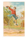 Boy on Penny-Farthing