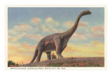 Brontosaurus  Dinosaur Park  Rapid City  South Dakota
