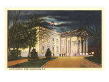 Night  White House  Washington DC