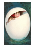Girl in Cracked Egg