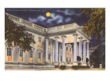 Night  White House  Washington DC