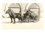 Horse-Drawn Fire Wagon