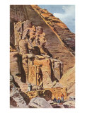 Giant Seated Pharaohs at Abu Simbel