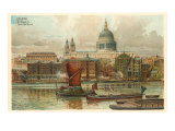 St Pauls  Thames  London  England