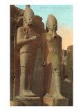Statues at Luxor  Egypt