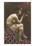 Belly Dancer with Roses