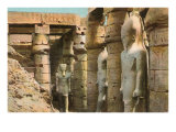 Pharaoh Statues  Luxor  Egypt