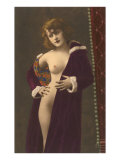 Semi-nude Woman with Robe