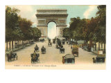 Arc de Triomphe  Champs Elysees  Paris  France