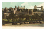 Tower of London and Bridge  London  England