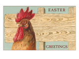 Easter Greetings  Rooster