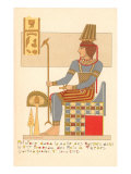 Rendering of Frieze from Theban King Tomb  Egypt