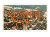 Greetings from Sunshine City  St Petersburg  Florida