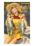 Lady with Bass  Florida