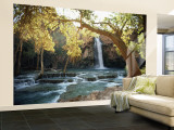 Scenic View of a Waterfall on Havasu Creek