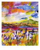 Summer In Provence Landscape By Ginette