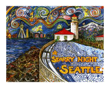 Alki Point Starry Night