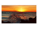 High Tide At Sunset