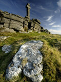 Widgery's Cross on Brat Tor  Dartmoor Np  Devon  UK