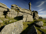 Widgery's Cross on Brat Tor  Dartmoor Np  Devon  UK