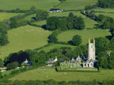 Widecome-In-The-Moor Village Church in Summer  Dartmoor National Park  Devon  UK