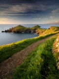 Footpath Along the Rumps  Pentire Point  Near Polzeath  Cornwall  UK