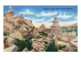 Theodore Roosevelt Nat'l Park  North Dakota - View of the Cathedral Buttes  c1956