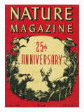 Nature Magazine - 25th Anniversary Issue  View of Wildlife and Birds  c1948