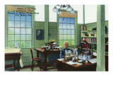 Fort Myers  Florida - T Edison Winter Home  View of Edison at His Desk in Laboratory Office