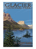 Glacier National Park - St Mary Lake  c2009