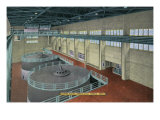 Norris  Tennessee - Interior View of the Norris Dam  Power Plant and Turbines  c1944