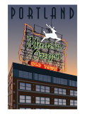Portland  Oregon - Made in Oregon Sign  c2009