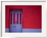 Brightly Painted House Facade in Suchitoto Suchitoto Cuscatlan  El Salvador