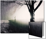 Standing in the Rain under Tree