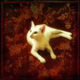 White Cat Tapestry