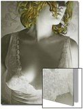 Porcelain Woman with Blond Hair