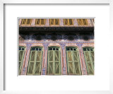 Detail of Painted Building  Pushkar  Rajasthan State  India
