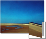Golden Sand Beach under Cobalt Sky