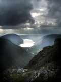 Sun Streaking on to River Valley