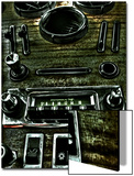 Classic Car Center Console with Radio and Switches