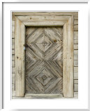 Door Detail of a Traditional Lithuanian Farmstead from the Zemaitija Region  Rumsiskes  Lithuania