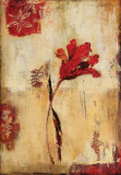 Rojo Floral I