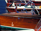 Vintage Wood Boats  Lake Union  Seattle  Washington  USA