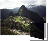 Inca Site  Machu Picchu  Unesco World Heritage Site  Peru  South America