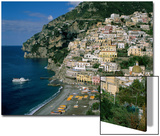 Amalfi Coast  Coastal View and Village  Positano  Campania  Italy