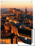 Edinburgh Castle and Old Town Seen from Arthur's Seat  Edinburgh  United Kingdom