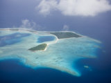 Aerial View of Marshall Islands  Ailinglaplap Atoll  Micronesia  Pacific Ocean