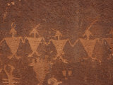 Rock Art Created Somewhere Between 500-1200 Ad Near Moab  Utah  USA